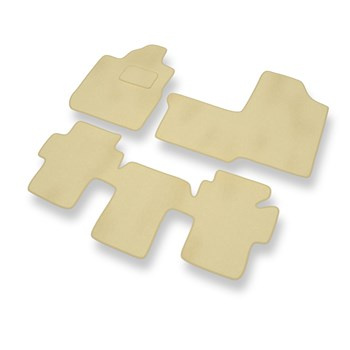 Velour gulvmåtter til Fiat Multipla Minivan (1998-2010) - beige