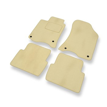Velour gulvmåtter til Renault Laguna II Grandtour, Hatchback (2000-2007) - beige