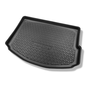 Gulvmåtte til bagagerum Renault Scenic IV Minivan (12.2016-09.2022) - 5 sæder; øverste bagagerum (ens tærskelværdi); bevægeligt gulv i øverste position