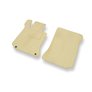 Velour gulvmåtter til Mercedes-Benz C-Klasse W204 Stationcar, Limousine (2007-2014) - beige