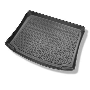 Gulvmåtte til bagagerum Volkswagen Golf Plus V Minivan (01.2005-2009) - nederste bagagerum (uden dobbelt gulv i bagagerum; reservehjul til midlertidig brug)