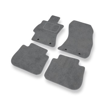 Velour gulvmåtter til Subaru Forester IV SUV (2012-2018) - grå