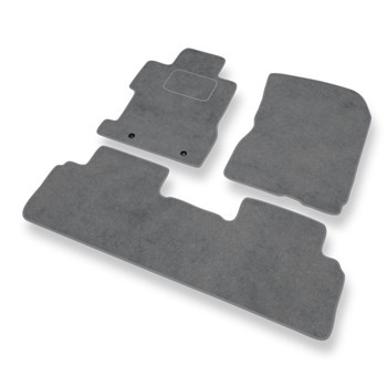 Velour gulvmåtter til Honda Civic VIII Coupé, Hatchback, Sedan (2006-2011) 4 døre - grå