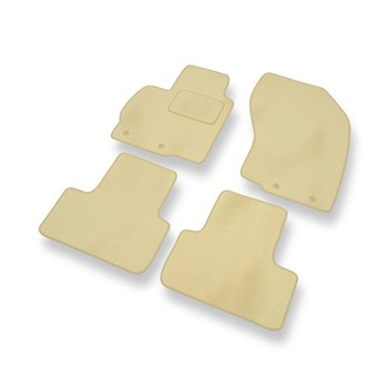 Velour gulvmåtter til Mitsubishi ASX SUV (2010-2021) - beige