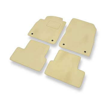 Velour gulvmåtter til Opel Astra J Hatchback, Sedan, Sports Tourer (2009-2019) - beige