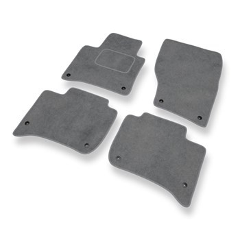 Velour gulvmåtter til Volkswagen Touareg II SUV (2010-2018) - grå