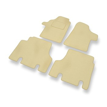 Velour gulvmåtter til Mercedes-Benz Vito W639 Varevogn (2003-2014) - beige