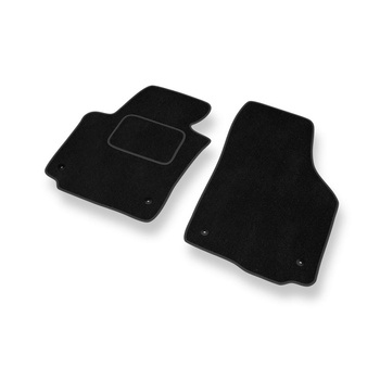 Velour gulvmåtter til Skoda Yeti I SUV (2009-2013) - sort