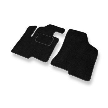 Velour gulvmåtter til Hyundai Santa Fe II SUV (2006-2012) - sort