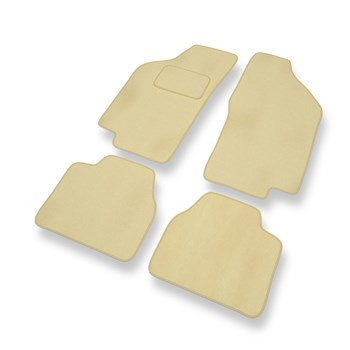 Velour gulvmåtter til Lancia Delta II Hatchback (1993-1999) - beige