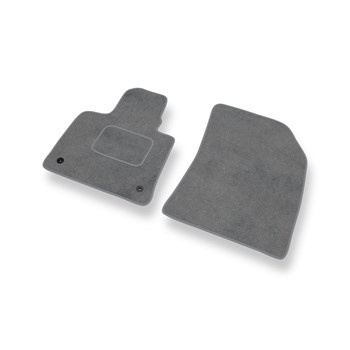 Velour gulvmåtter til Citroen C4 Picasso II Minivan (2013-2019) - grå