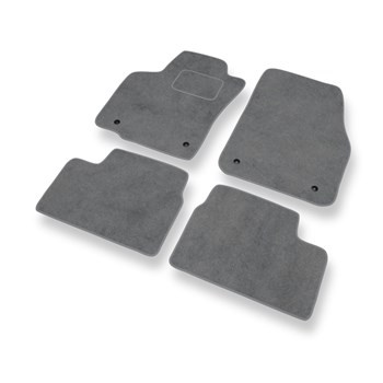 Velour gulvmåtter til Opel Astra H Caravan, Hatchback, Cabriolet, Sedan (2004-2012) - grå