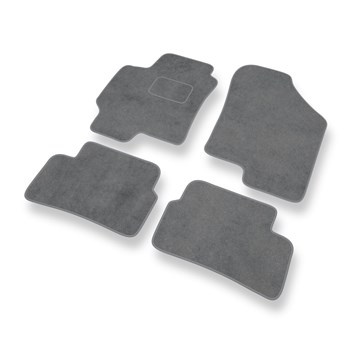 Velour gulvmåtter til Hyundai Coupe III Coupé (2002-2009) - grå