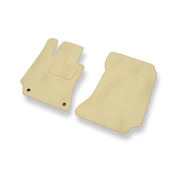 Velour gulvmåtter til Mercedes-Benz E-Klasse W212 Stationcar, Limousine (2009-2016) - beige