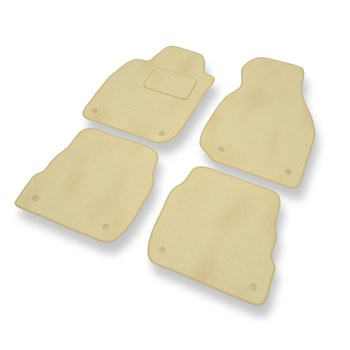 Velour gulvmåtter til Audi A6 II C5 Avant, Limousine (1997-2004) - beige