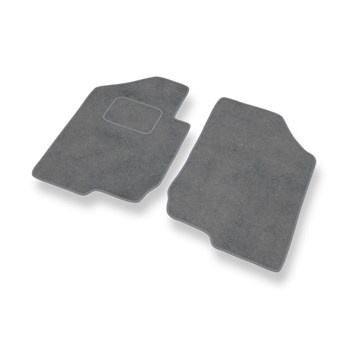 Velour gulvmåtter til Kia Carens III Minivan (2006-2012) - grå