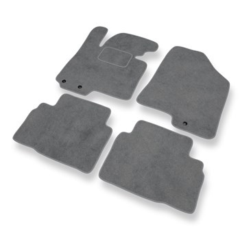 Velour gulvmåtter til Hyundai ix35 SUV (2010-2015) - grå