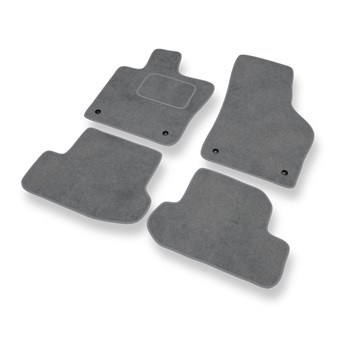 Velour gulvmåtter til Volkswagen Beetle III Hatchback, Cabriolet (2011-2019) - grå