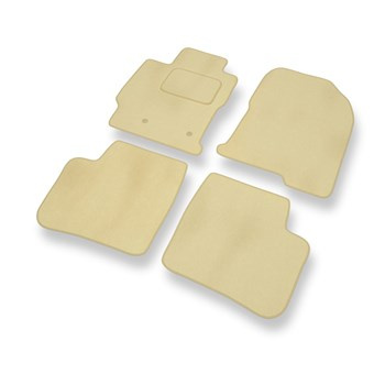 Velour gulvmåtter til Toyota Prius II Liftback (2002-2009) - beige