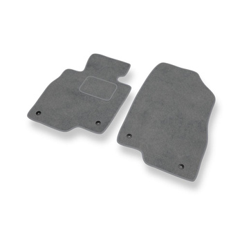 Velour gulvmåtter til Mazda 3 III Hatchback, Sedan (2013-2019) - grå