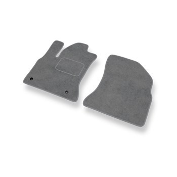 Velour gulvmåtter til Citroen C4 Picasso I Minivan (2007-2013) - grå