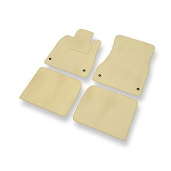 Velour gulvmåtter til Lexus LS III XF30 Sedan (2000-2006) - beige