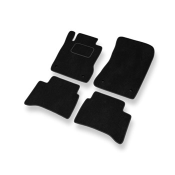 Velour gulvmåtter til Mercedes-Benz E-Klasse W211 Stationcar, Limousine (2002-2009) - sort