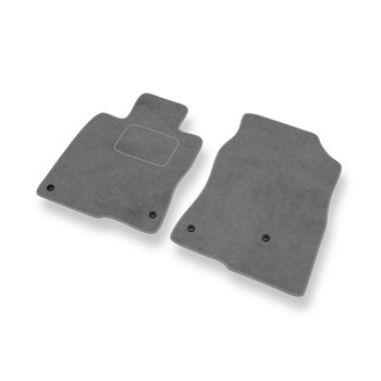Velour gulvmåtter til Honda Civic X Coupé, Hatchback, Sedan (2017-2021) 3 døre, 5 døre - grå