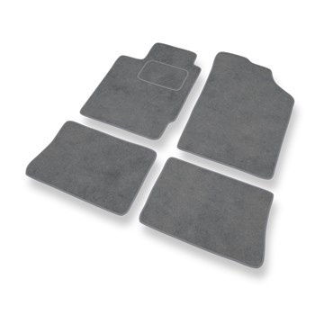 Velour gulvmåtter til Renault Clio II Hatchback (1998-2012) - grå