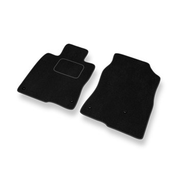 Velour gulvmåtter til Honda Civic X Coupé, Hatchback, Sedan (2017-2021) 3 døre, 5 døre - sort