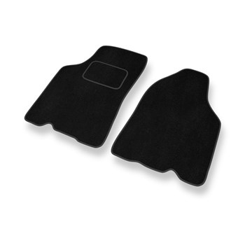 Velour gulvmåtter til Kia Shuma I Hatchback, Sedan (1997-2001) - sort