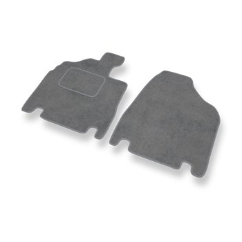 Velour gulvmåtter til Kia Carnival II Minivan (2006-2010) - grå