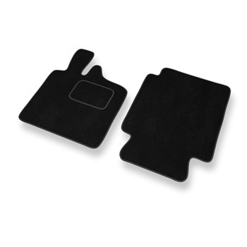 Velour gulvmåtter til Smart ForTwo I Hatchback, Cabriolet (1998-2007) - sort
