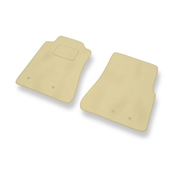 Velour gulvmåtter til Ford Mustang V Coupé, Cabriolet (2005-2014) - beige