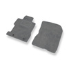 Velour gulvmåtter til Honda Civic VIII Coupé, Hatchback, Sedan (2006-2011) 4 døre - grå