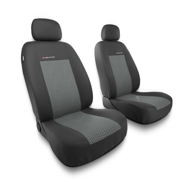 Universelle sædebetræk til biler til Ford Transit Connect I, II, III, IV (2009-....) - Typ 2 (grå)