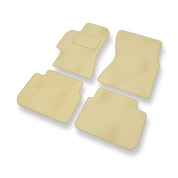 Velour gulvmåtter til Subaru Legacy IV Stationcar, Sedan (2003-2009) - beige