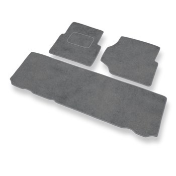 Velour gulvmåtter til Land Rover Defender II SUV (1990-2007) - grå