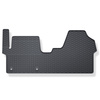 Gummigulvmåtter til biler Fiat Scudo III (2021-....) - sort