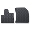 Gummigulvmåtter til biler Peugeot Partner III Varevogn (2018-....) - sort - 2 stk.