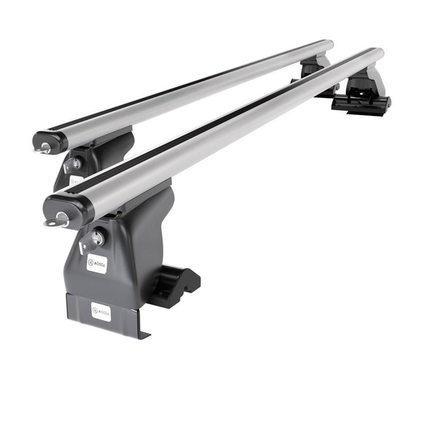 Tagbagagebærer til bil Audi A3 8P/8PA Hatchback (2003-2012) - sølv bagagebærer til taget - lastholder - tagholder - uden monteringselementer - Aluminium