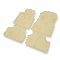 Velour gulvmåtter til BMW 1-serie E81/E87 Coupé, Hatchback (2004-2013) - beige