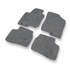 Velour gulvmåtter til Kia Ceed I Hatchback, Stationcar (2006-2012) - grå