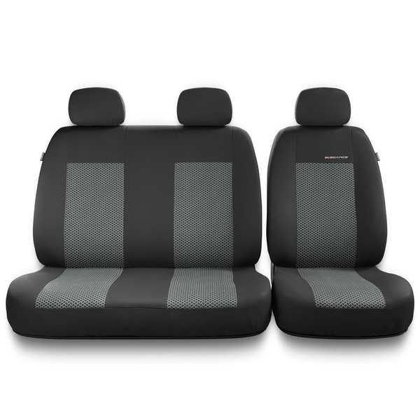 Universelle sædebetræk til biler til Fiat Talento (2016-2020) - Typ 2 (grå)