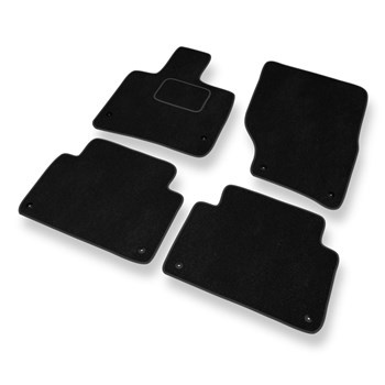 Velour gulvmåtter til Audi Q7 I SUV (2005-2015) - sort