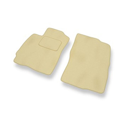 Velour gulvmåtter til Mitsubishi Outlander I SUV (2001-2006) - beige