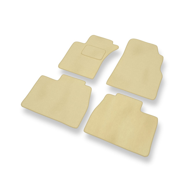 Velour gulvmåtter til Mercedes-Benz M-Klasse W163 SUV (1997-2005) - beige