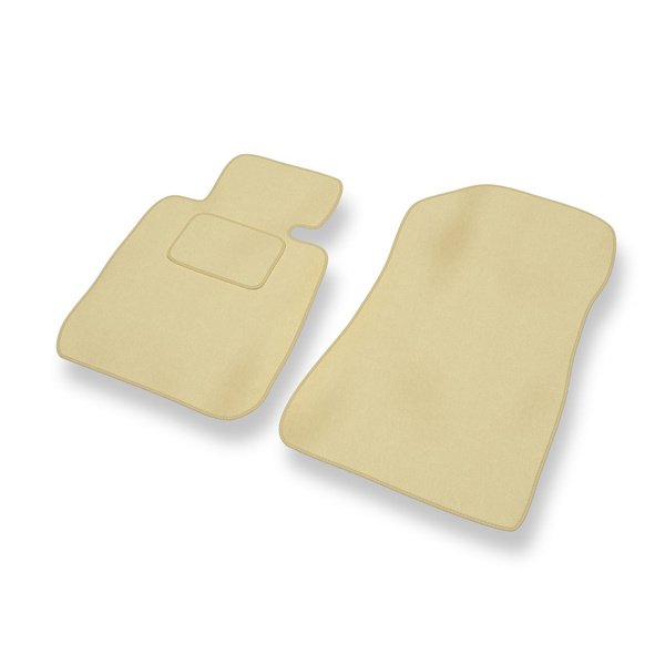 Velour gulvmåtter til BMW 1-serie E81/E87 Coupé, Hatchback (2004-2013) - beige