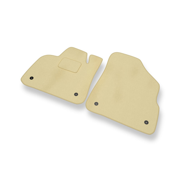 Velour gulvmåtter til Citroen DS5 Hatchback (2011-2015) - beige