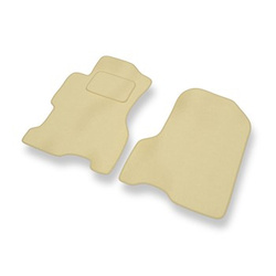Velour gulvmåtter til Honda Civic VII Coupé, Hatchback, Sedan (2001-2005) 5 døre - beige